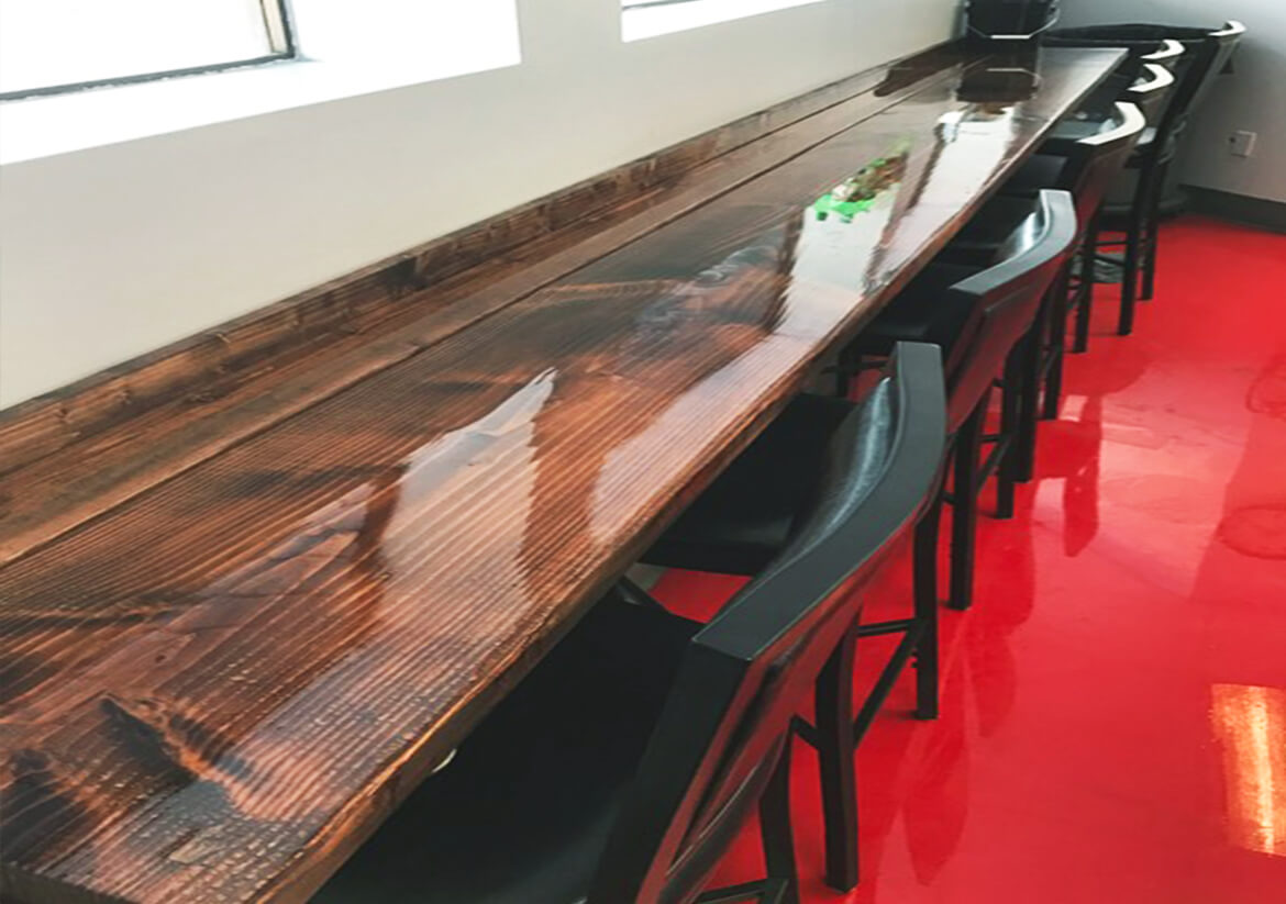 clear epoxy for wood counter top
